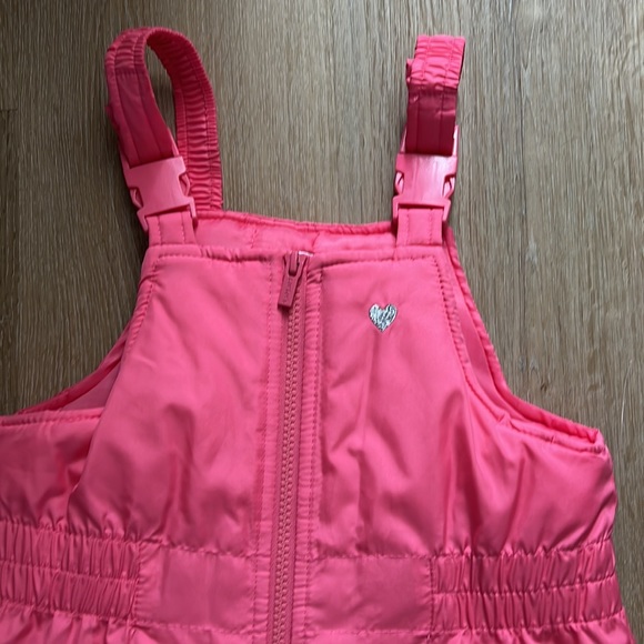 Toddler size 4t ski bibs. Never worn. Pink. - Picture 2 of 4